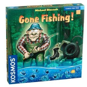 New Sealed Rio Grande Games Gone Fishing! Memory Board Game for 2 age 10+